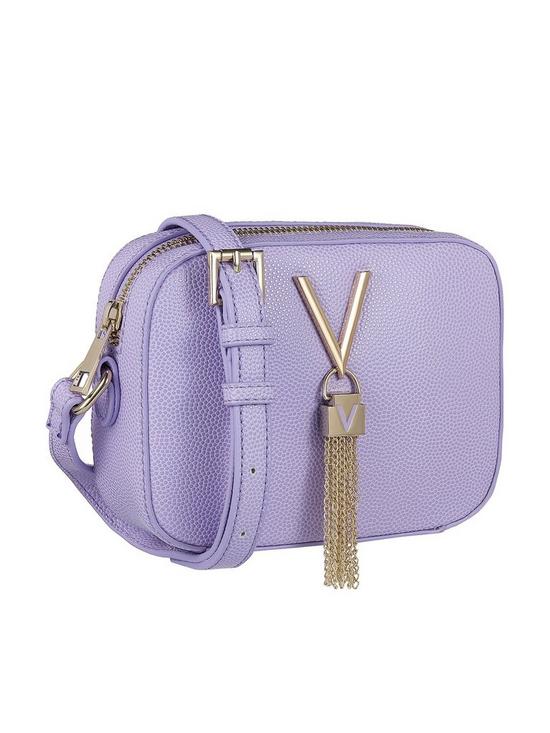 back image of valentino-bags-valentino-divina-haversack--lilac