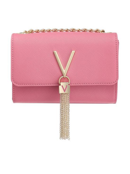 front image of valentino-bags-valentino-divina-medium-crossbody-pink