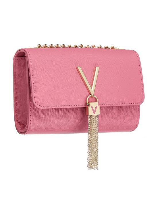 back image of valentino-bags-valentino-divina-medium-crossbody-pink