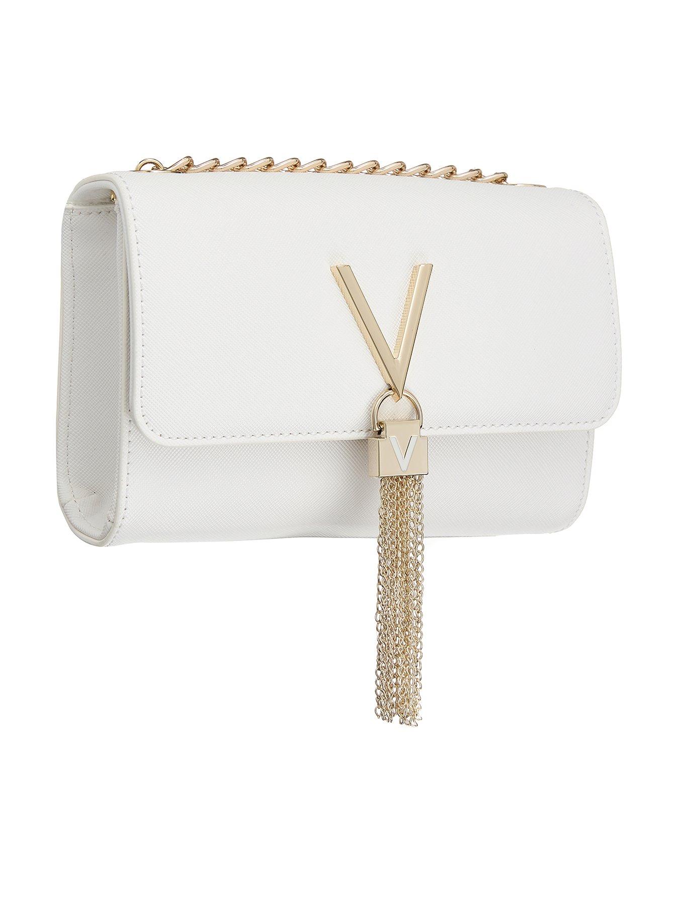 Image 2 of 4 of Valentino Bags Valentino Divina Sa With Gold Satchel -white
