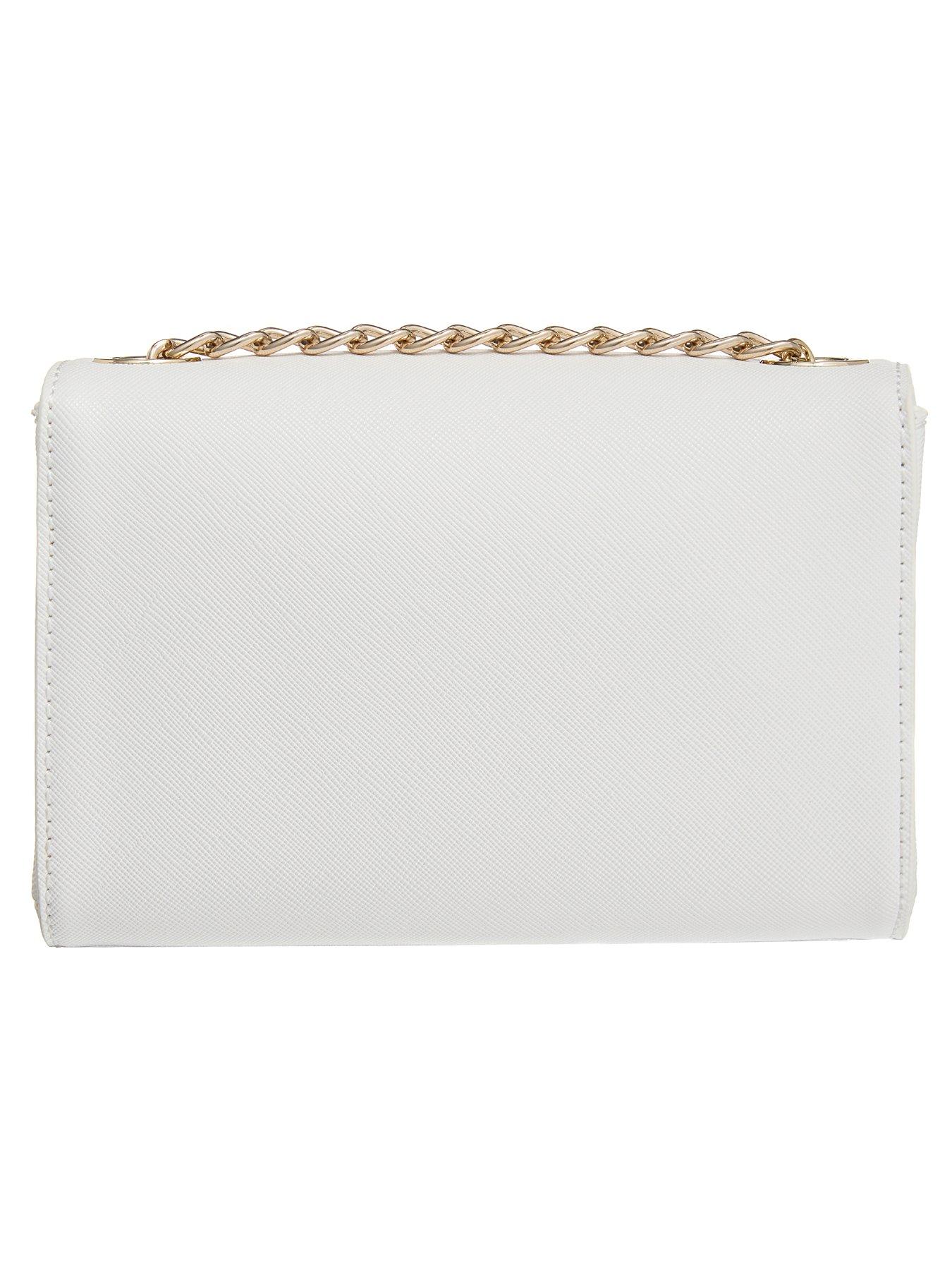 Image 3 of 4 of Valentino Bags Valentino Divina Sa With Gold Satchel -white