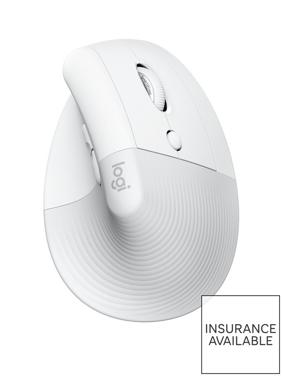 front image of logitech-lift-for-mac-off-white