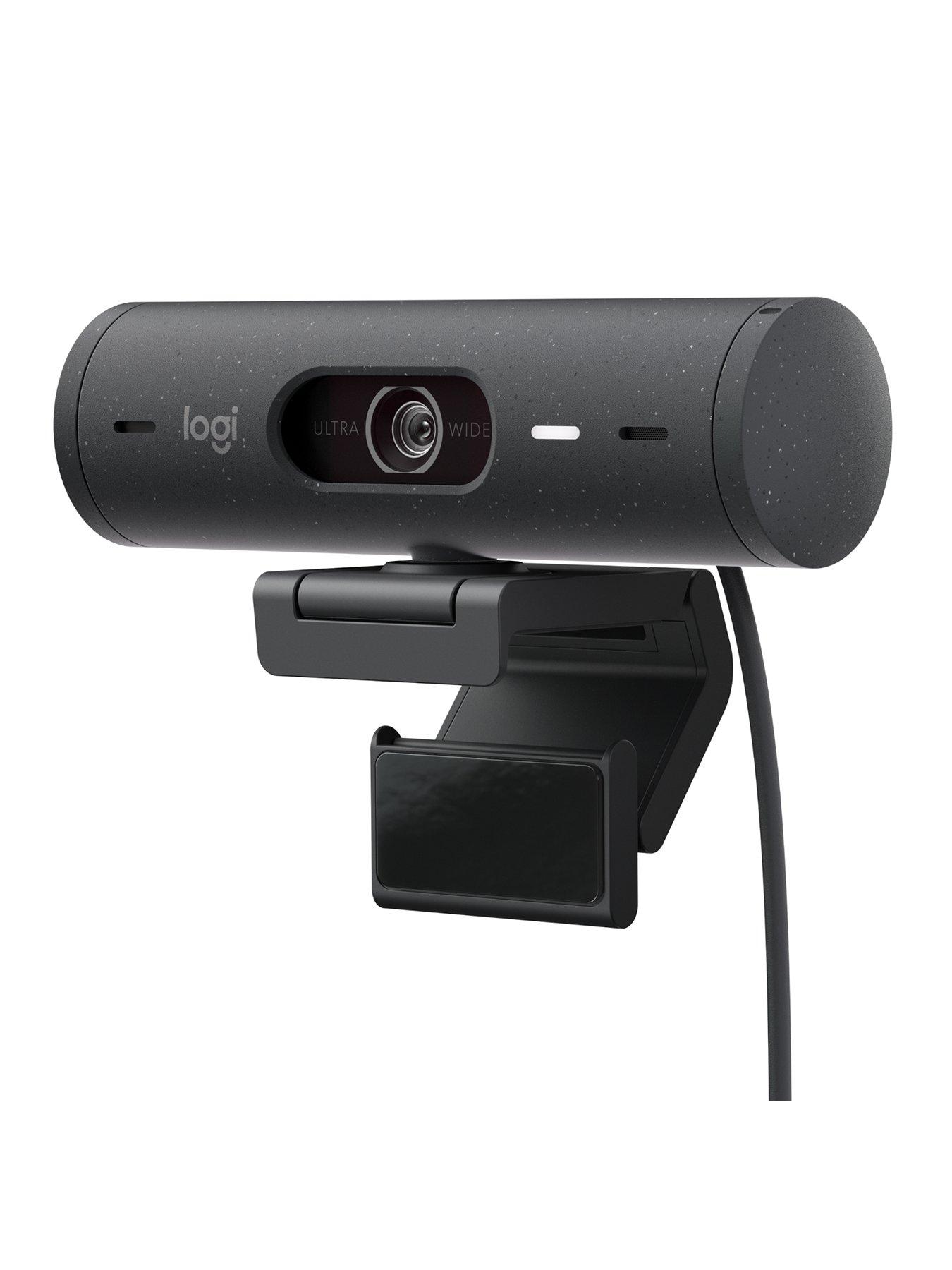 Logitech Brio 500 Full HD Webcam, USB-C Cable, Works with Teams, Google Meet, Zoom