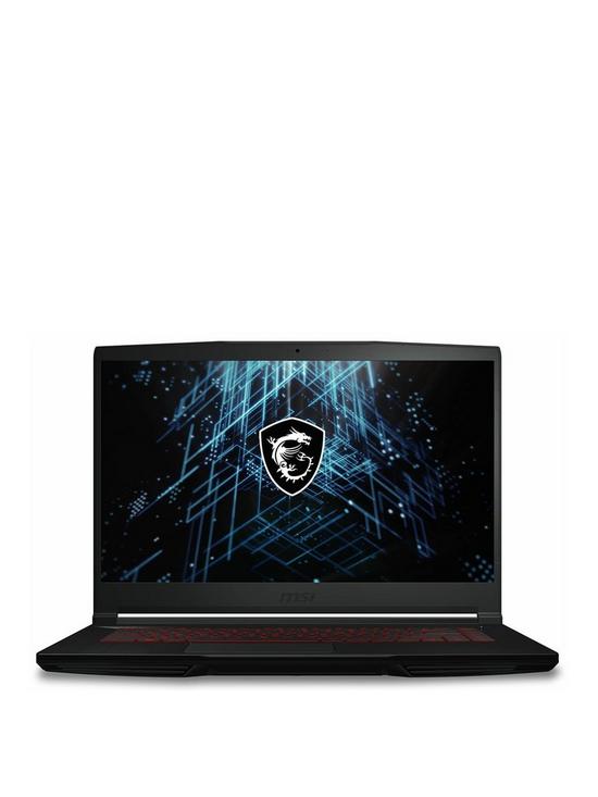 front image of msi-gf63-thin-gaming-laptop-156in-fhd-144hznbspgeforce-gtx-1650-intel-i5-11400h-8gb-ram-512gb-ssd