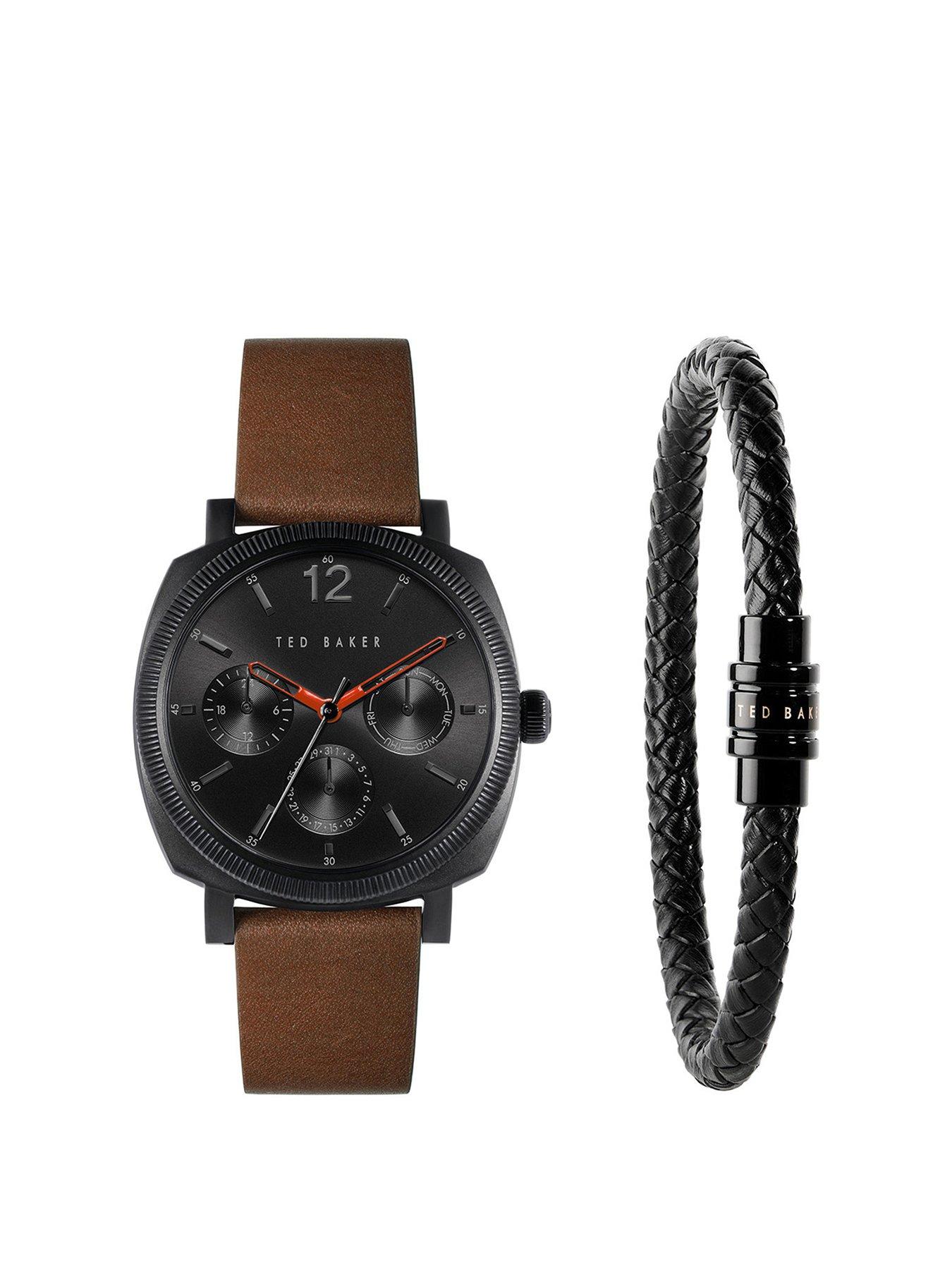 Timex Harborside Coast 2-Tone Men's Leather Watch | littlewoods.com