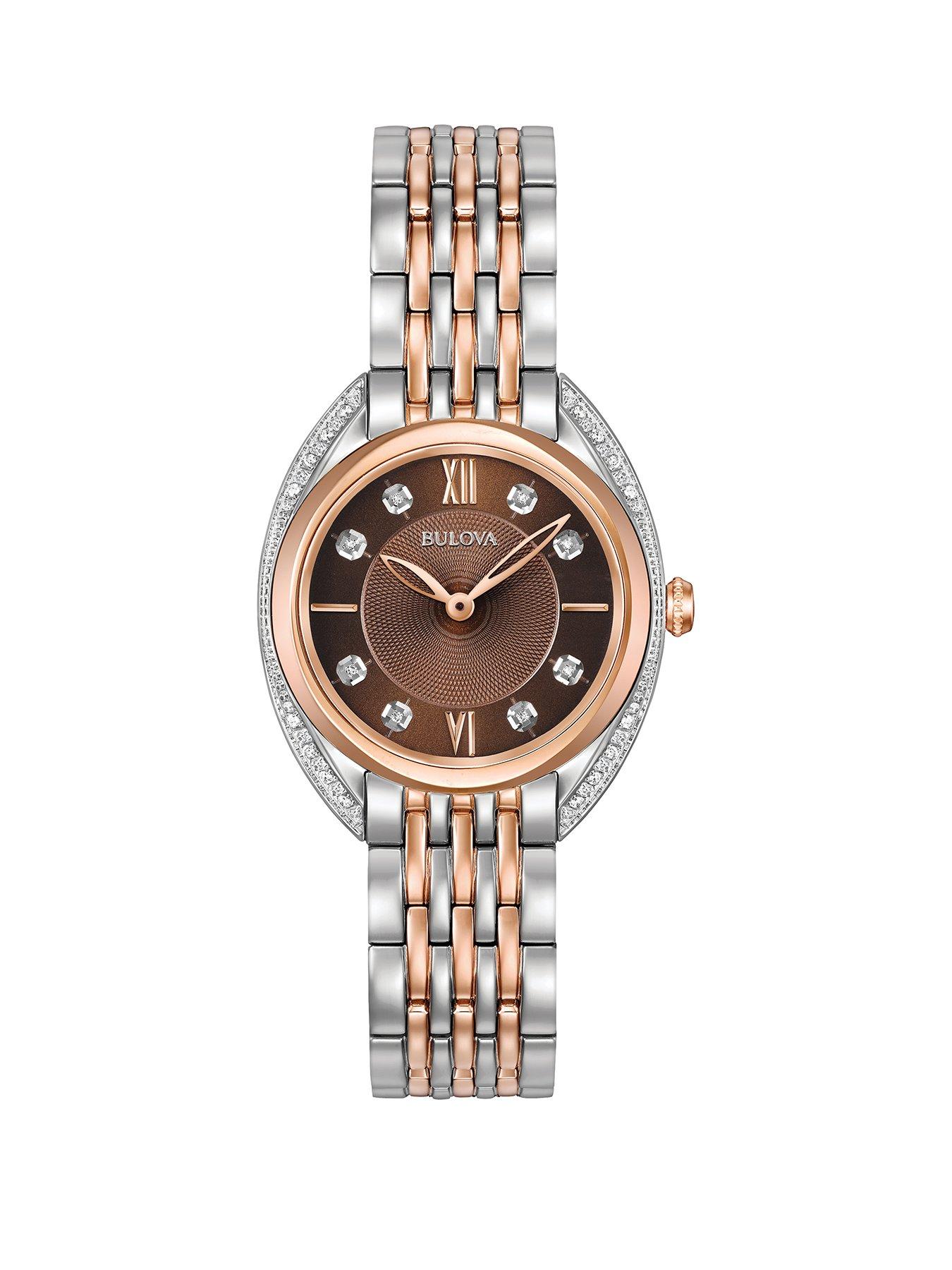 Bulova women's classic diamond watch hotsell