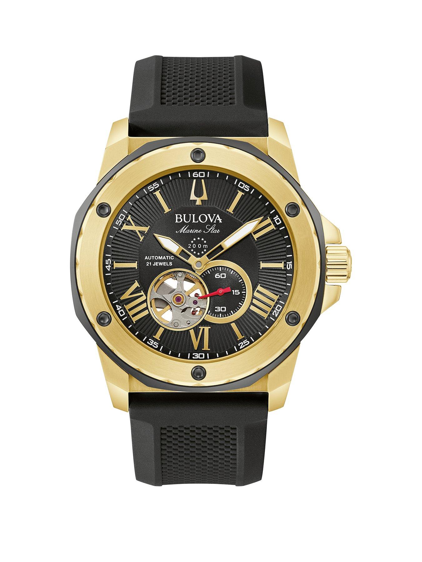 Bulova hexagon watch hot sale