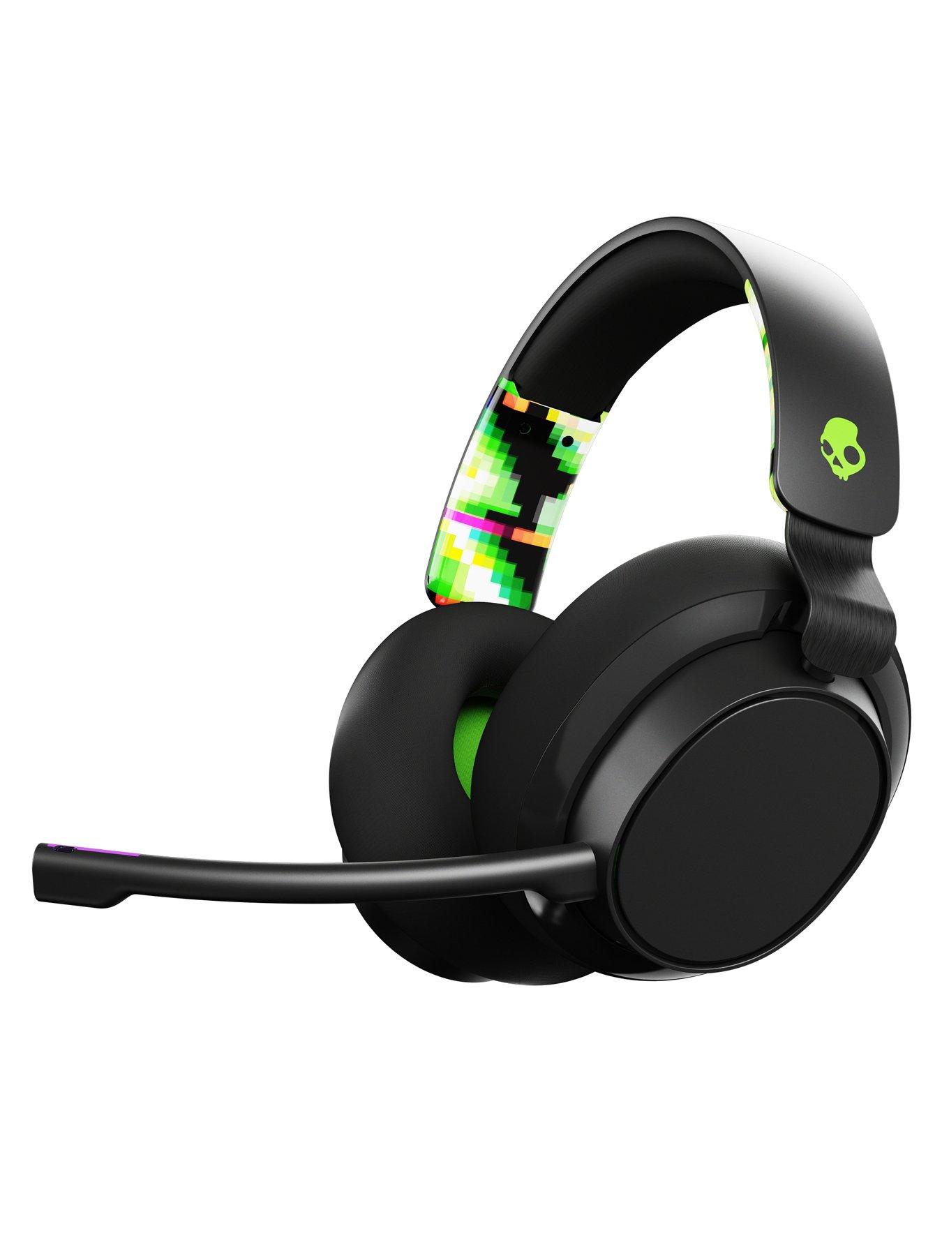  image of skullcandy-slyr-multi-platform-wired-over-ear-gaming-headset-green-digihype