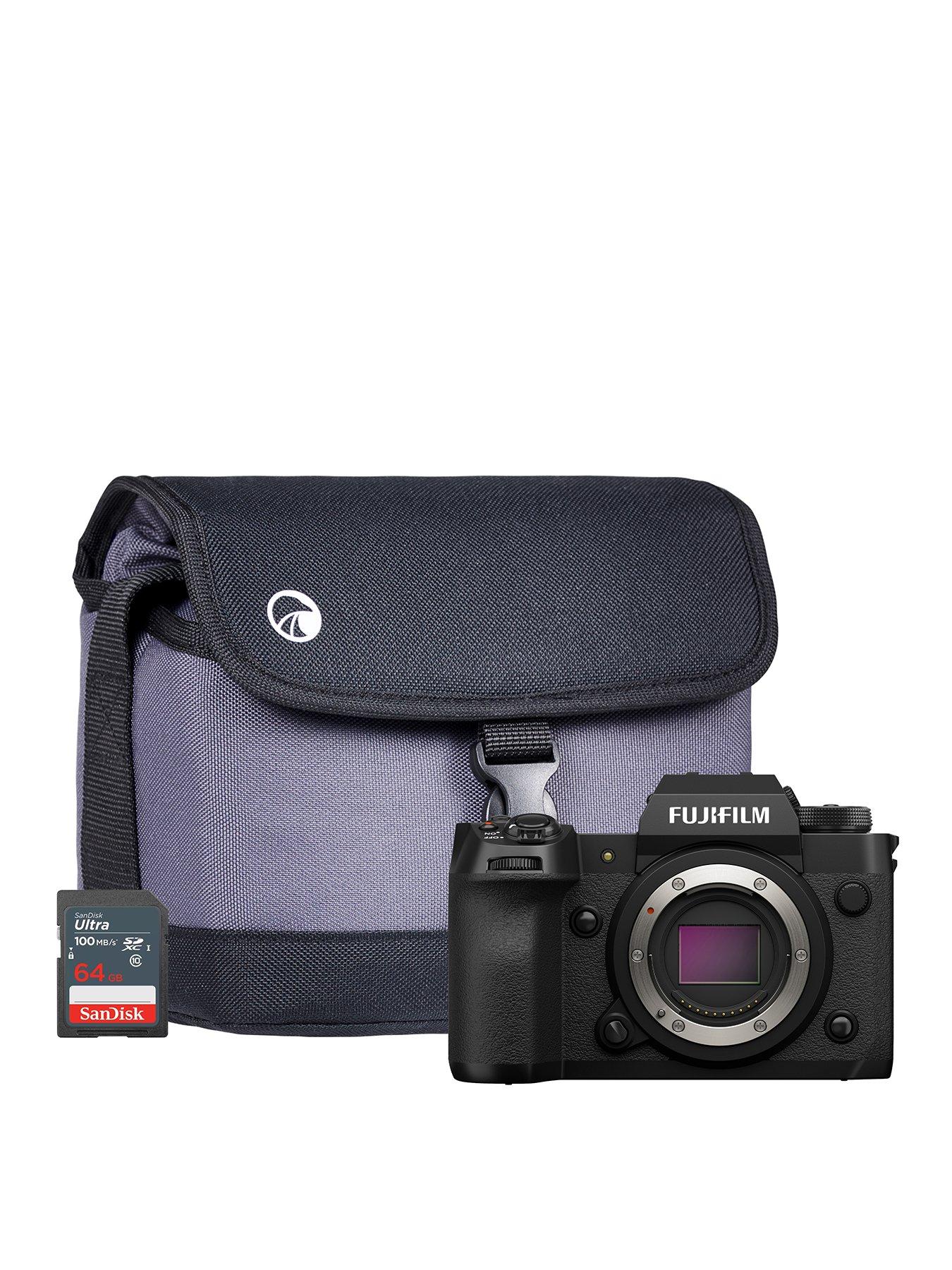 Fujifilm X-H2 Mirrorless Digital Camera - Camera + Sandisk 64GB SD Card + System Bag