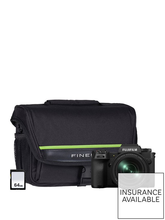 front image of fujifilm-x-h2-mirrorless-digital-camera-kit-with-xf-16-80mm-lens-system-bag-and-64gb-sdxc-card-black