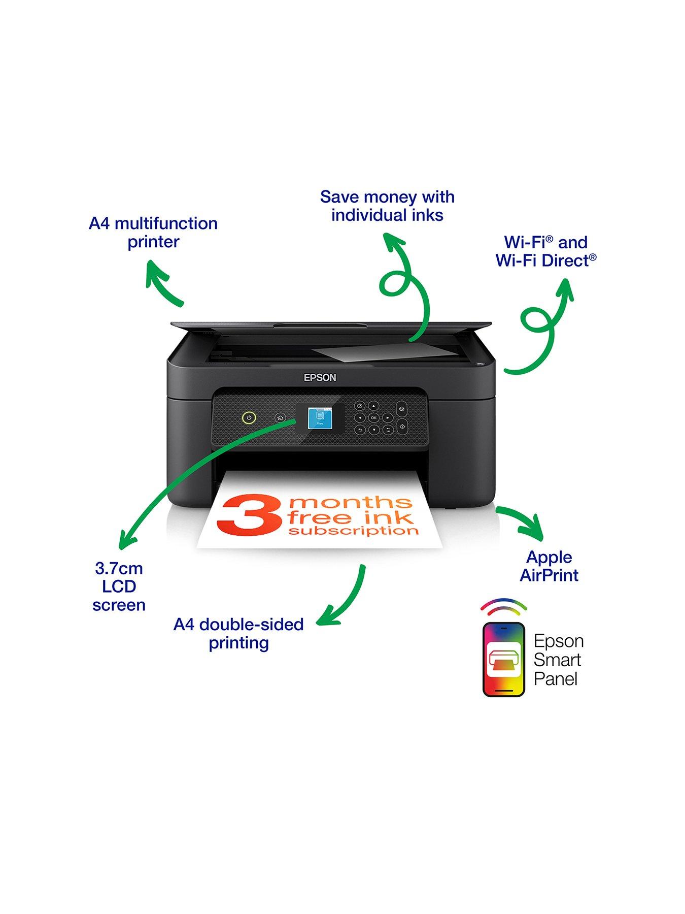 Image 2 of 8 of Epson Expression XP-3200 A4 Multifunction Wireless Inkjet printer with 3 months free ink* with ReadyPrint Flex subscription