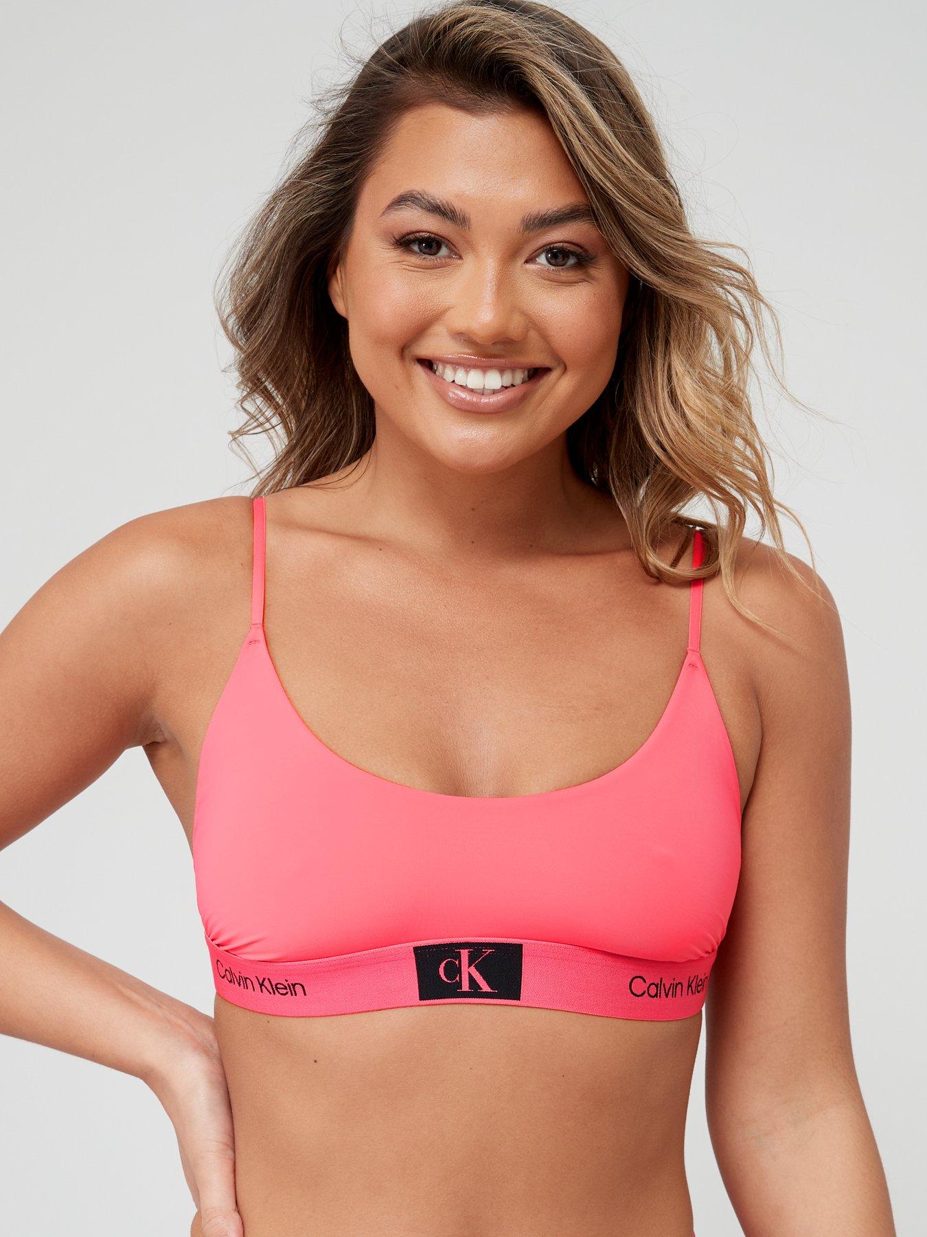 Baby pink calvin store klein bralette