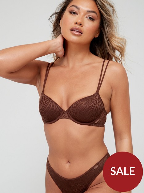 calvin-klein-sheer-lace-lightly-lined-demi-bra-brown