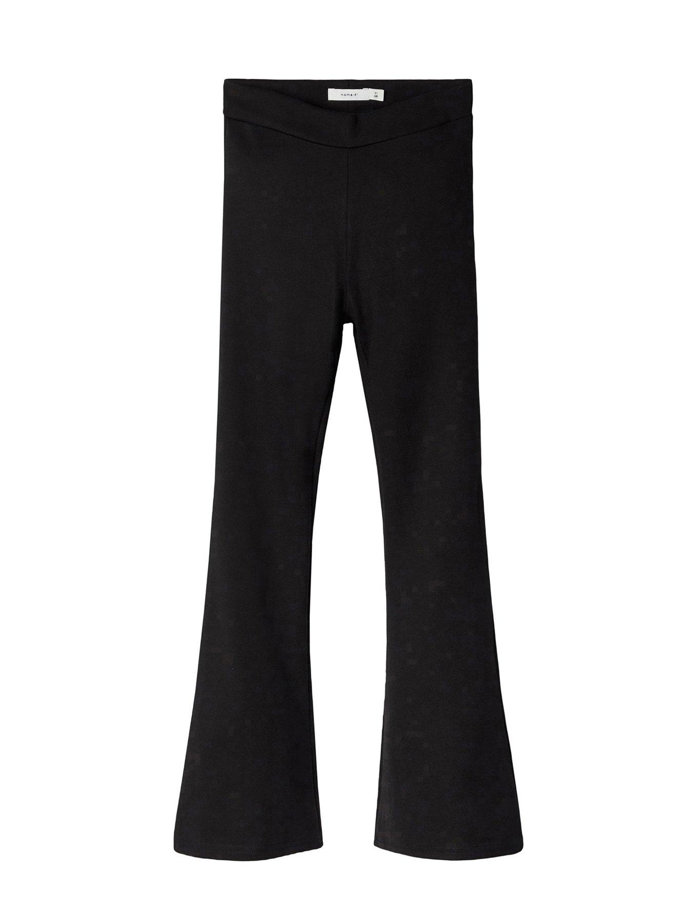  image of name-it-girls-flared-trousers-black