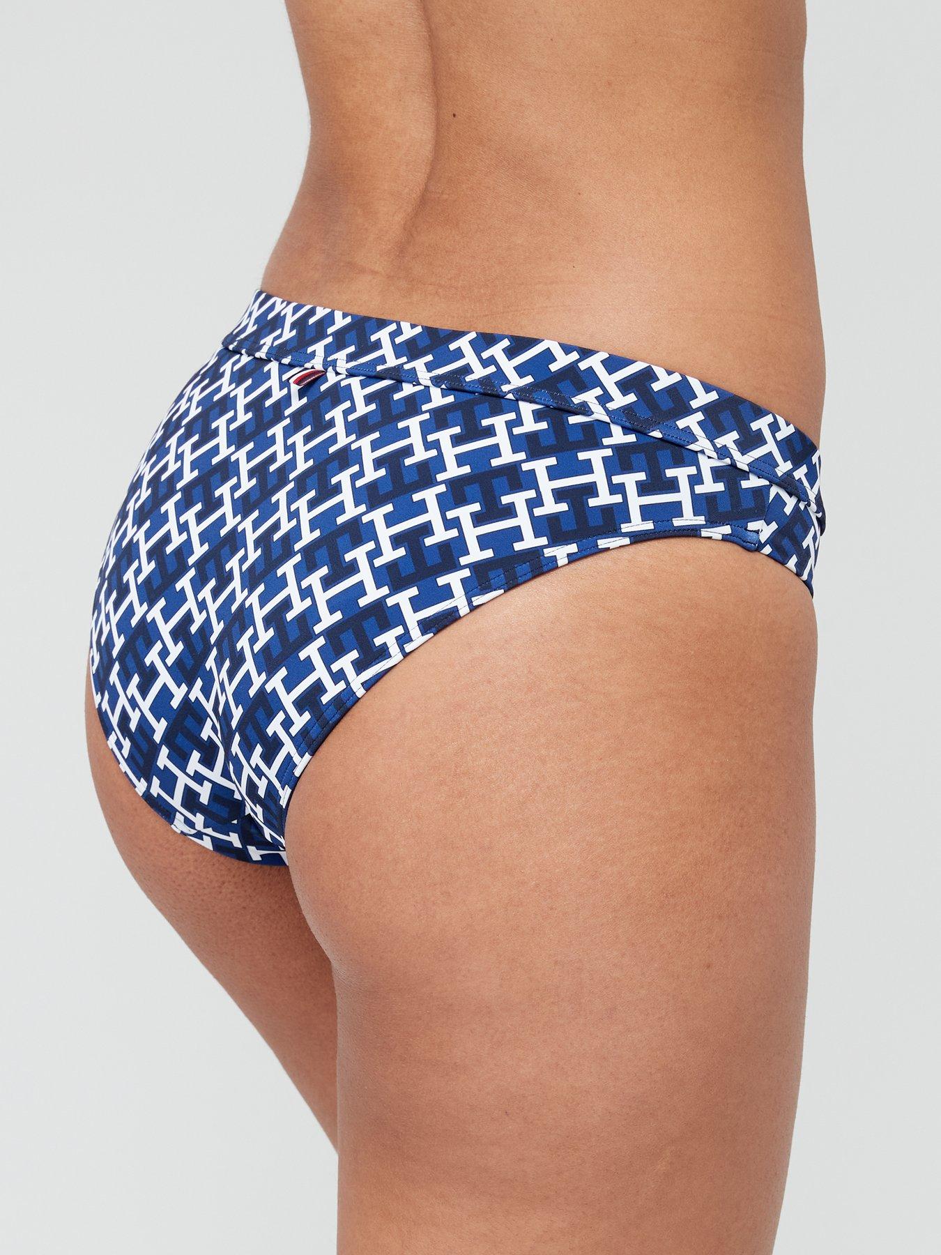 Monogram Bikini Brief in Navy