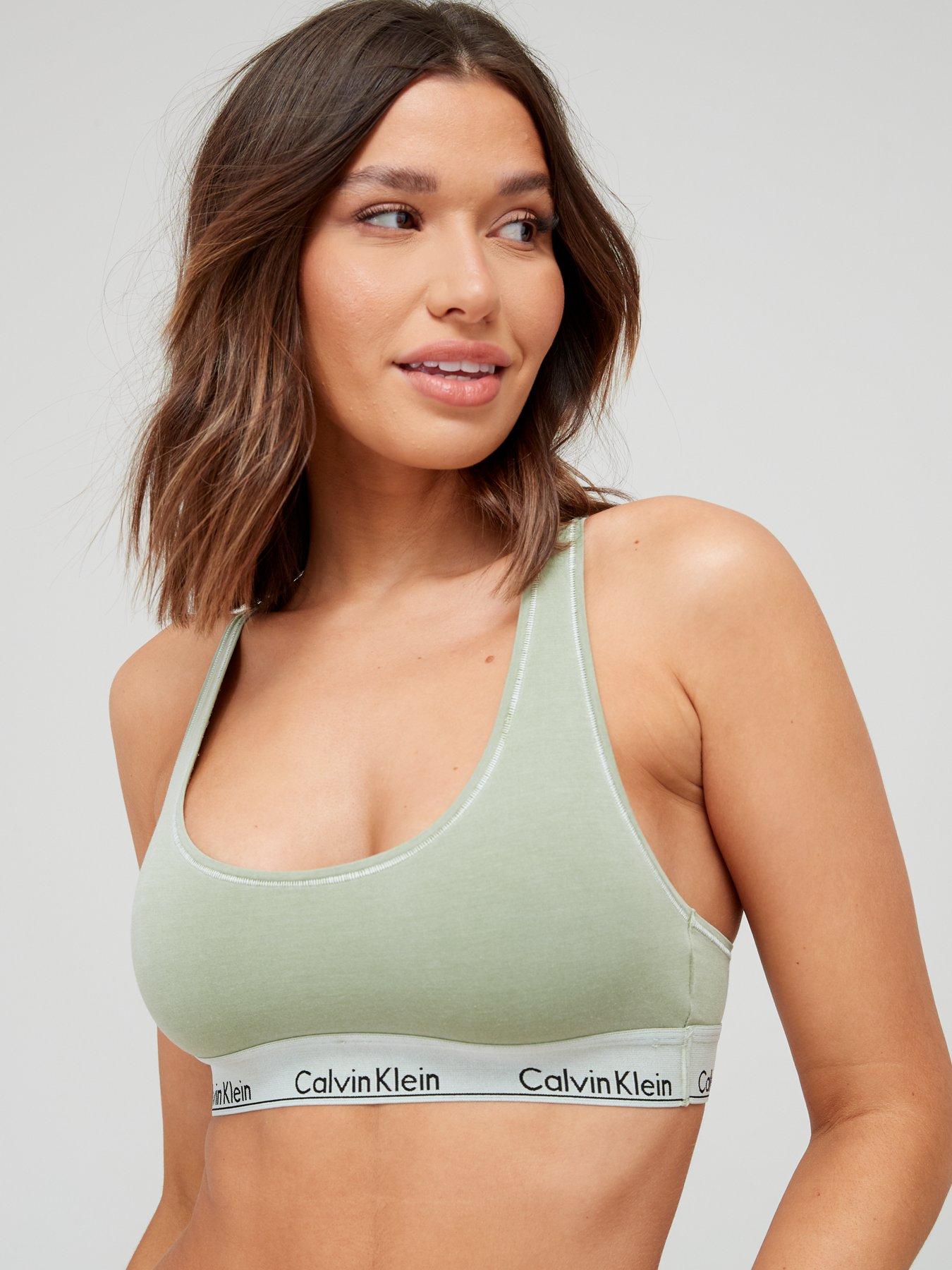 Green calvin klein clearance bra