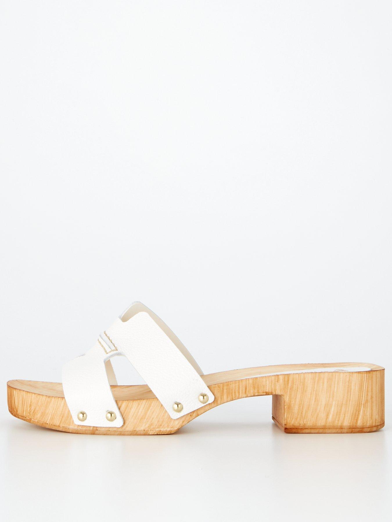 Low heel clog sandals online