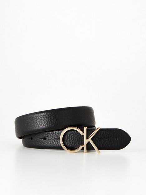 calvin-klein-re-lock-logo-belt-black