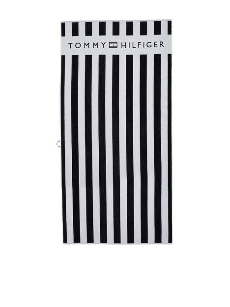 tommy-hilfiger-stripe-beach-towel-blue