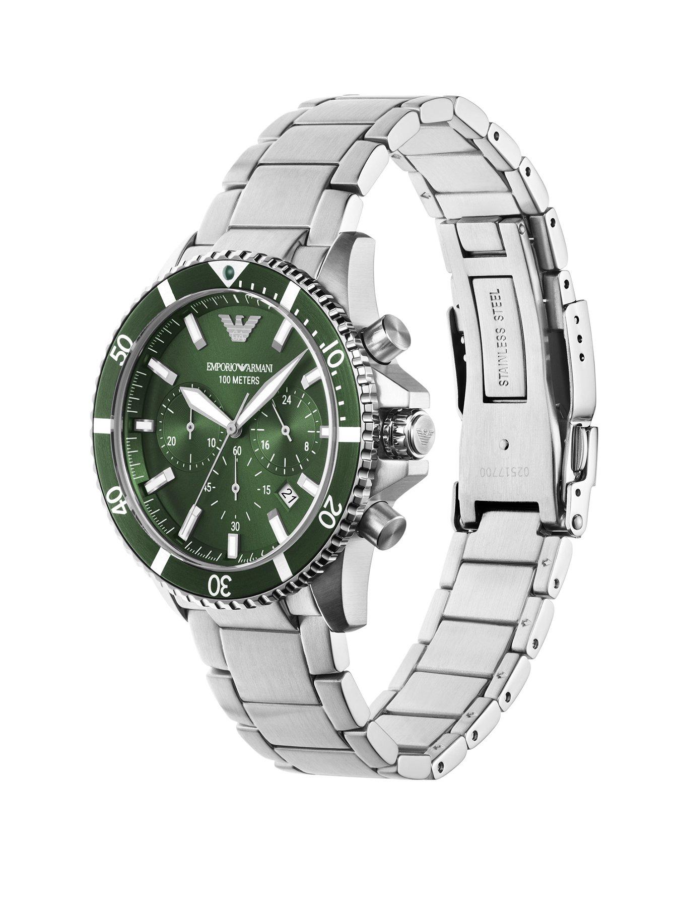  image of emporio-armani-traditional-mens-chronograph-watch-multi