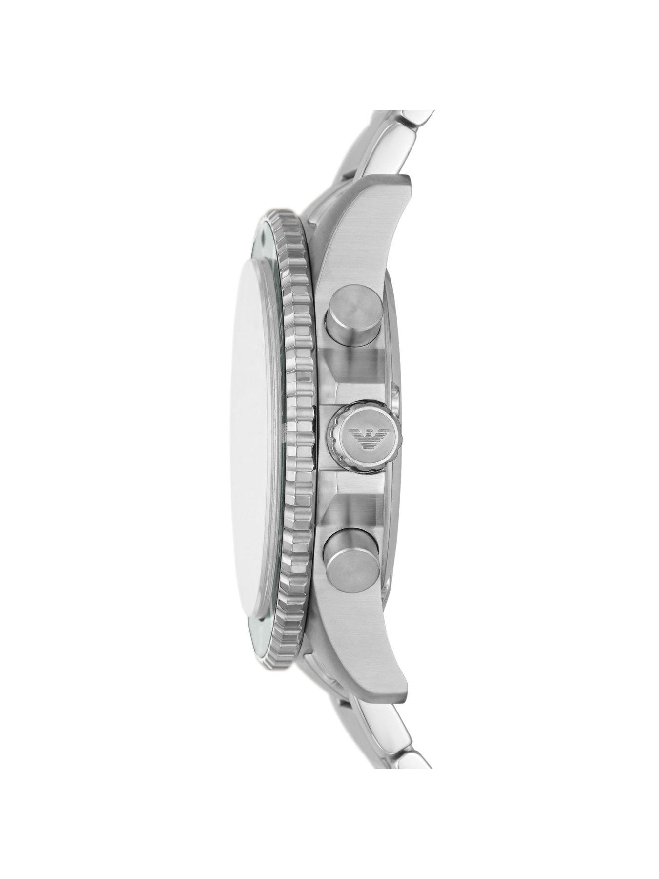  image of emporio-armani-traditional-mens-chronograph-watch-multi