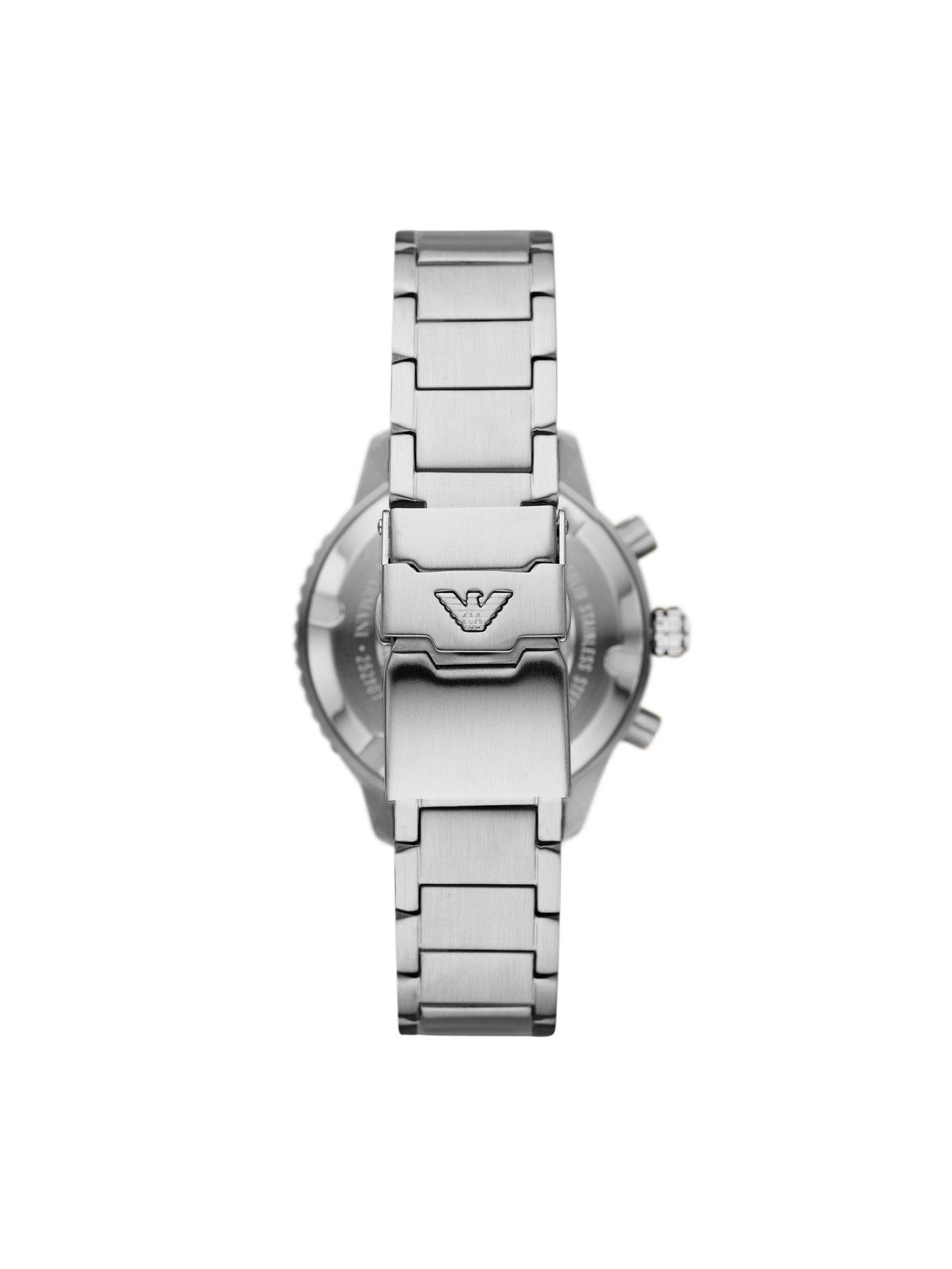  image of emporio-armani-traditional-mens-chronograph-watch-multi