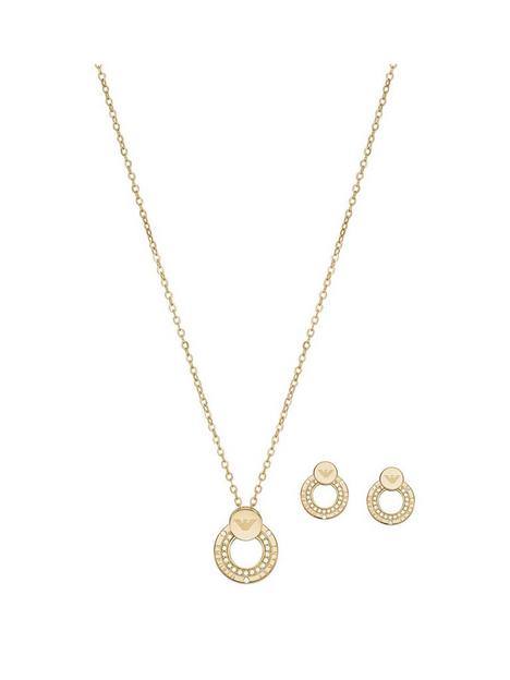 emporio-armani-sentimental-womens-necklace-stud-earring-jewellery-set
