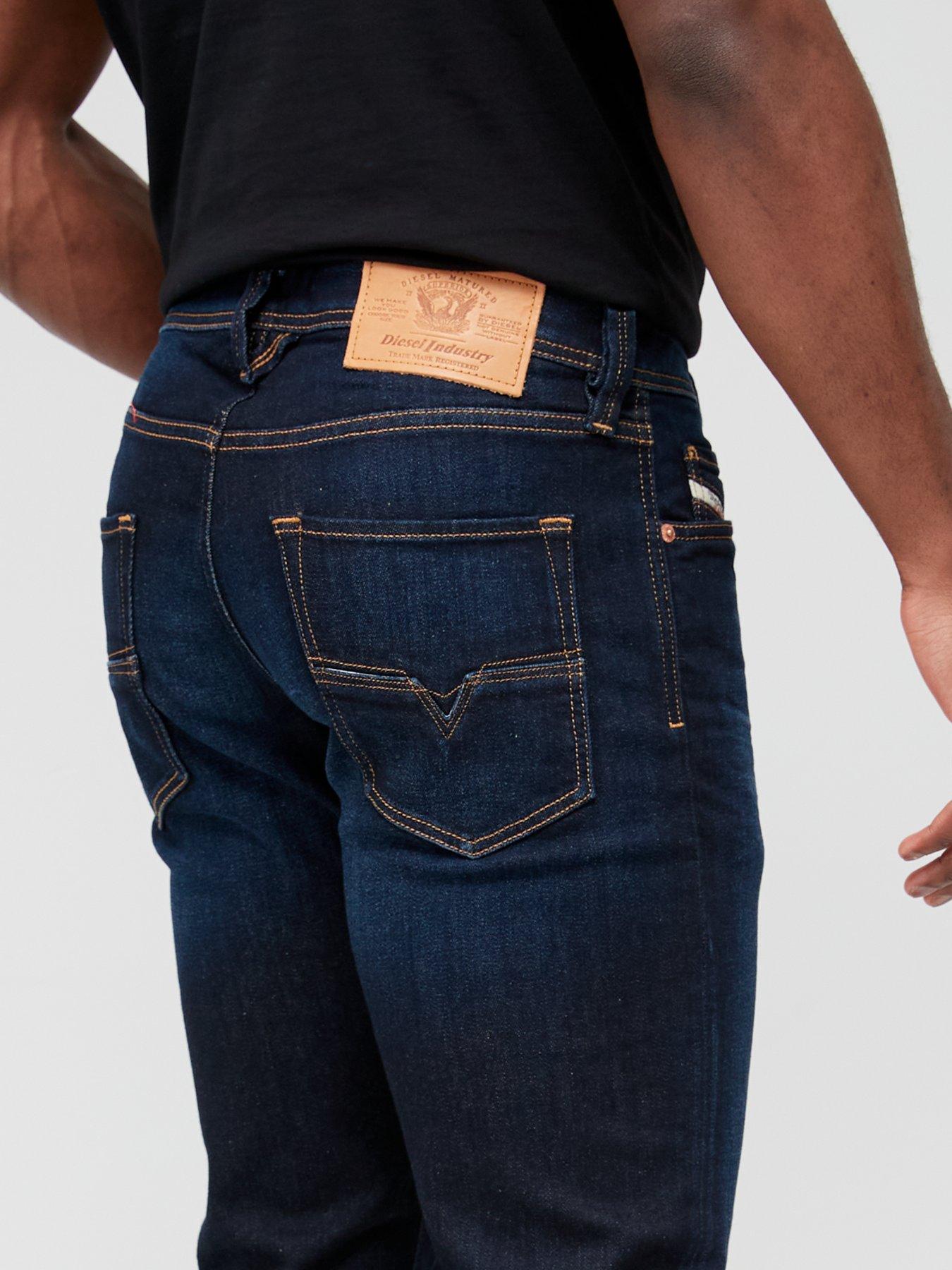 Jeans Diesel LARKEE-BEEX Regular Tapered - Bleu Denim élasthanne - Taille W32 L34 Parfait état