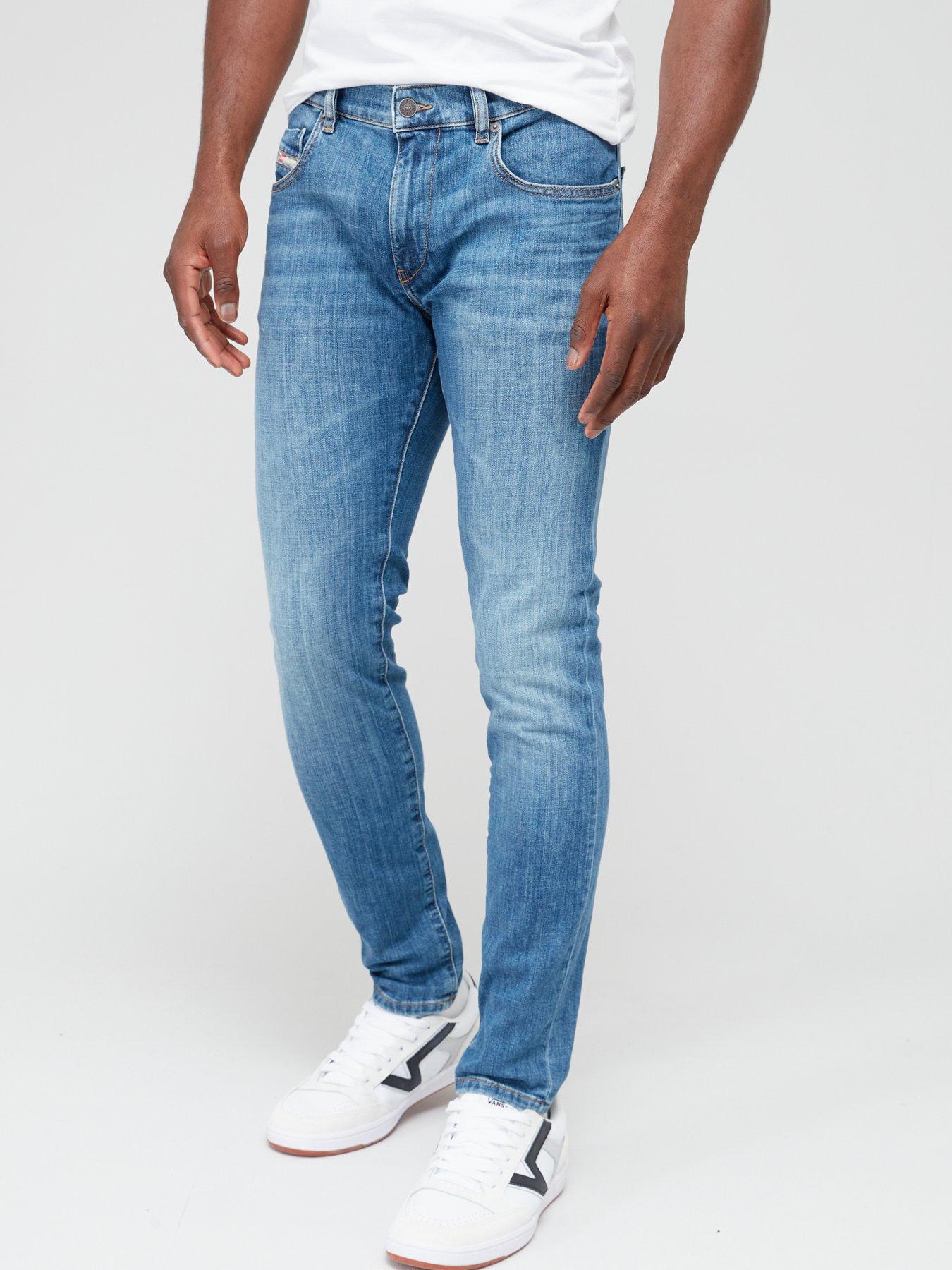  image of diesel-d-strukt-straight-fit-jeans-bluenbsp