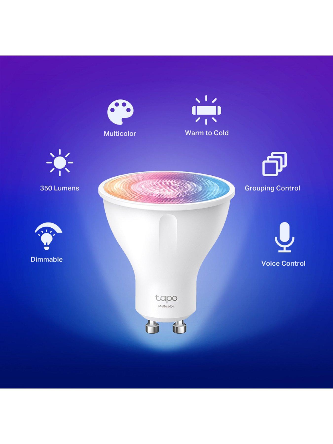 Image 2 of 7 of TP Link TP-Link Tapo L630 (4-Pack) GU10 Smart LED Smart WiFi Bulb, RGBW Multicolour, 16 Million Colours