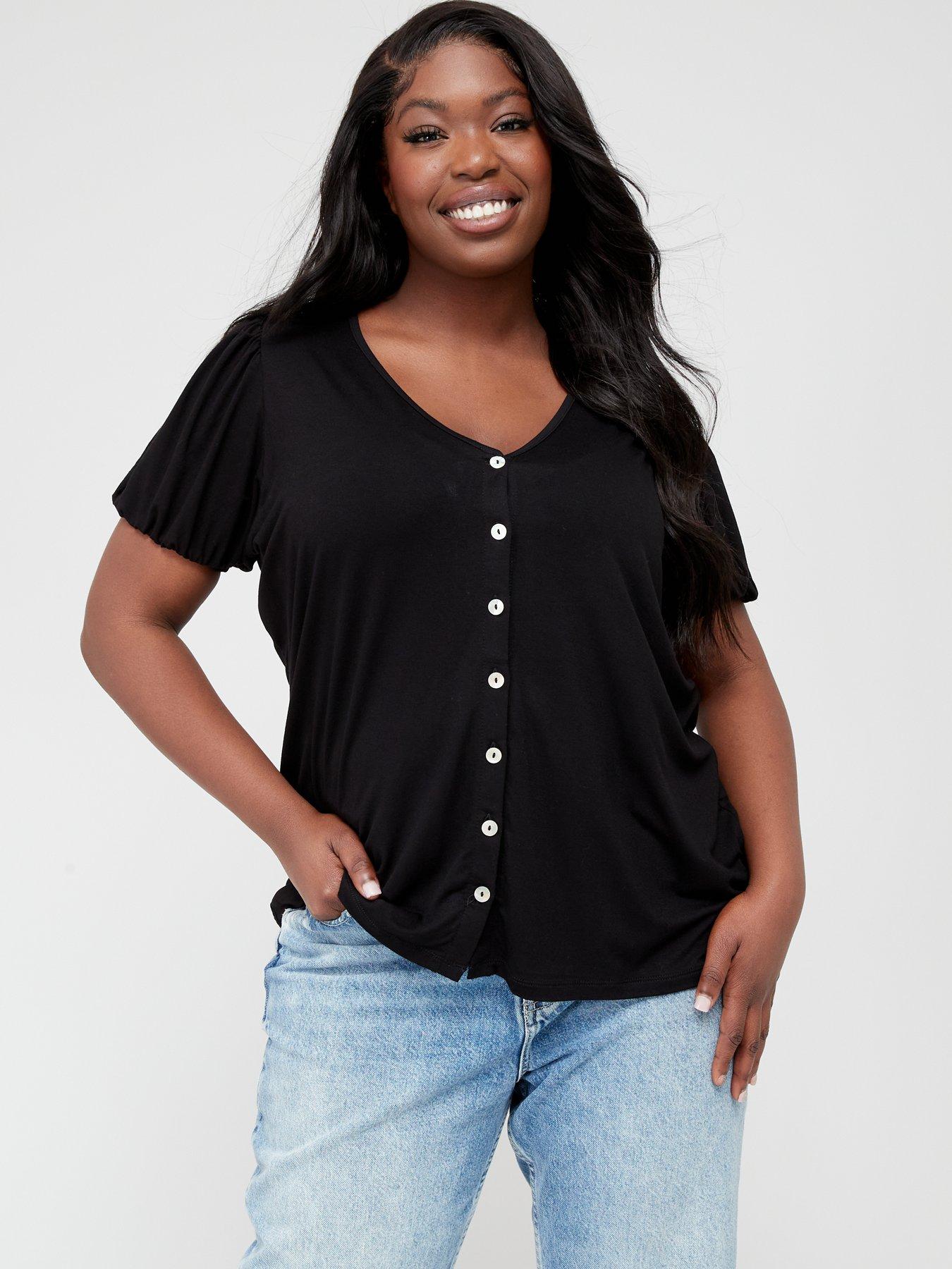 womens plus size evening tops