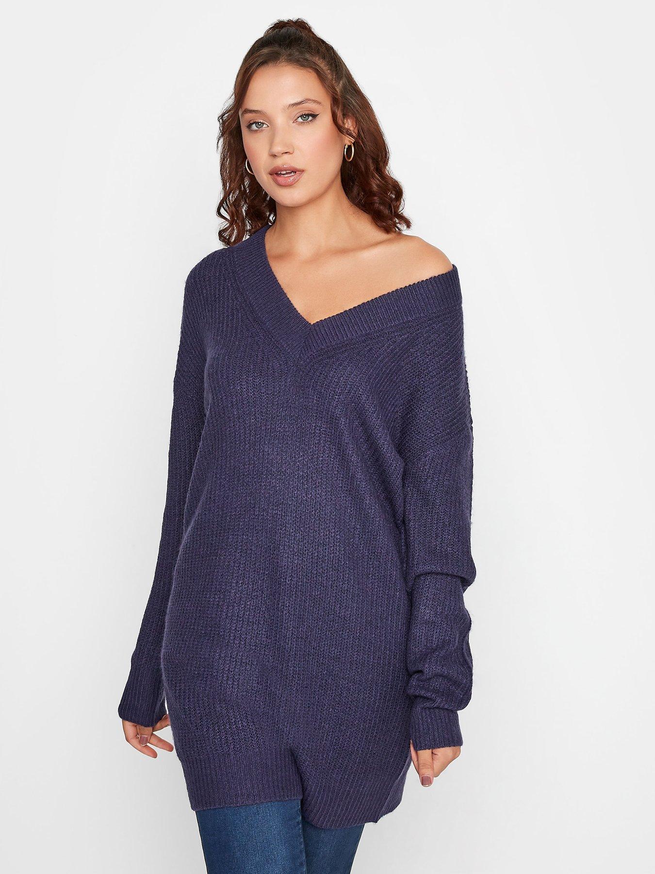 Long Tall Sally Navy VNeck Tunic