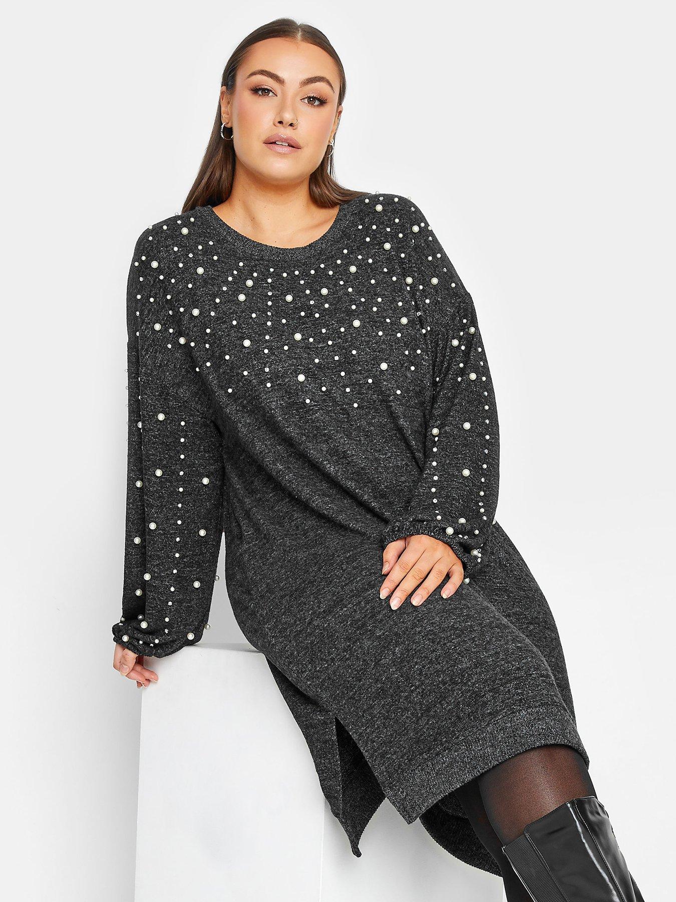 Embellished jumper clearance dress