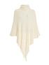  image of quiz-pearl-roll-neck-poncho