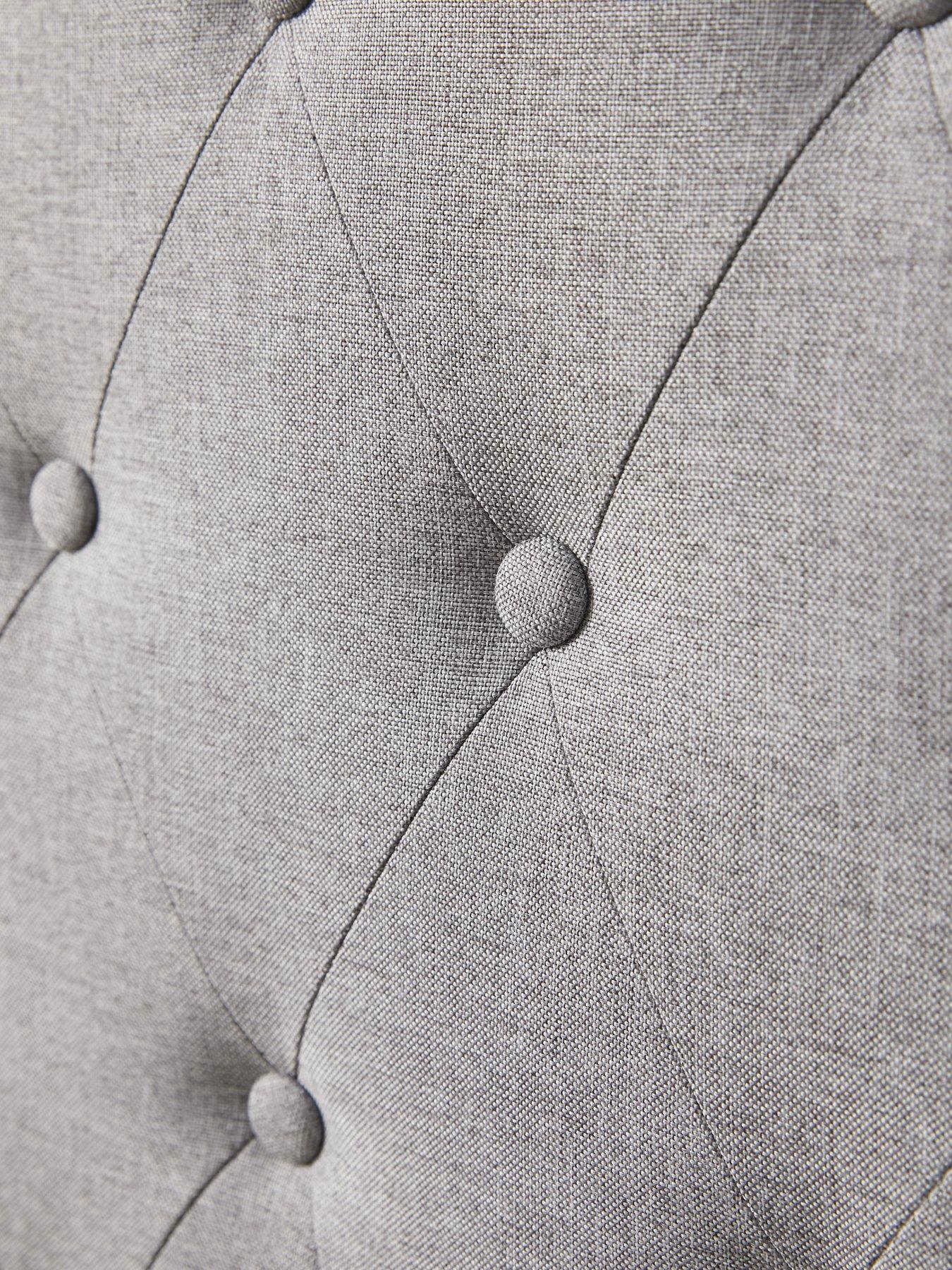  image of aspire-chesterfield-linen-lift-up-storagenbspbed
