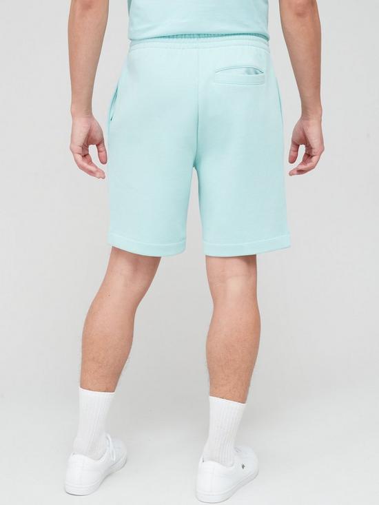 stillFront image of lacoste-fleece-jersey-shorts-light-green