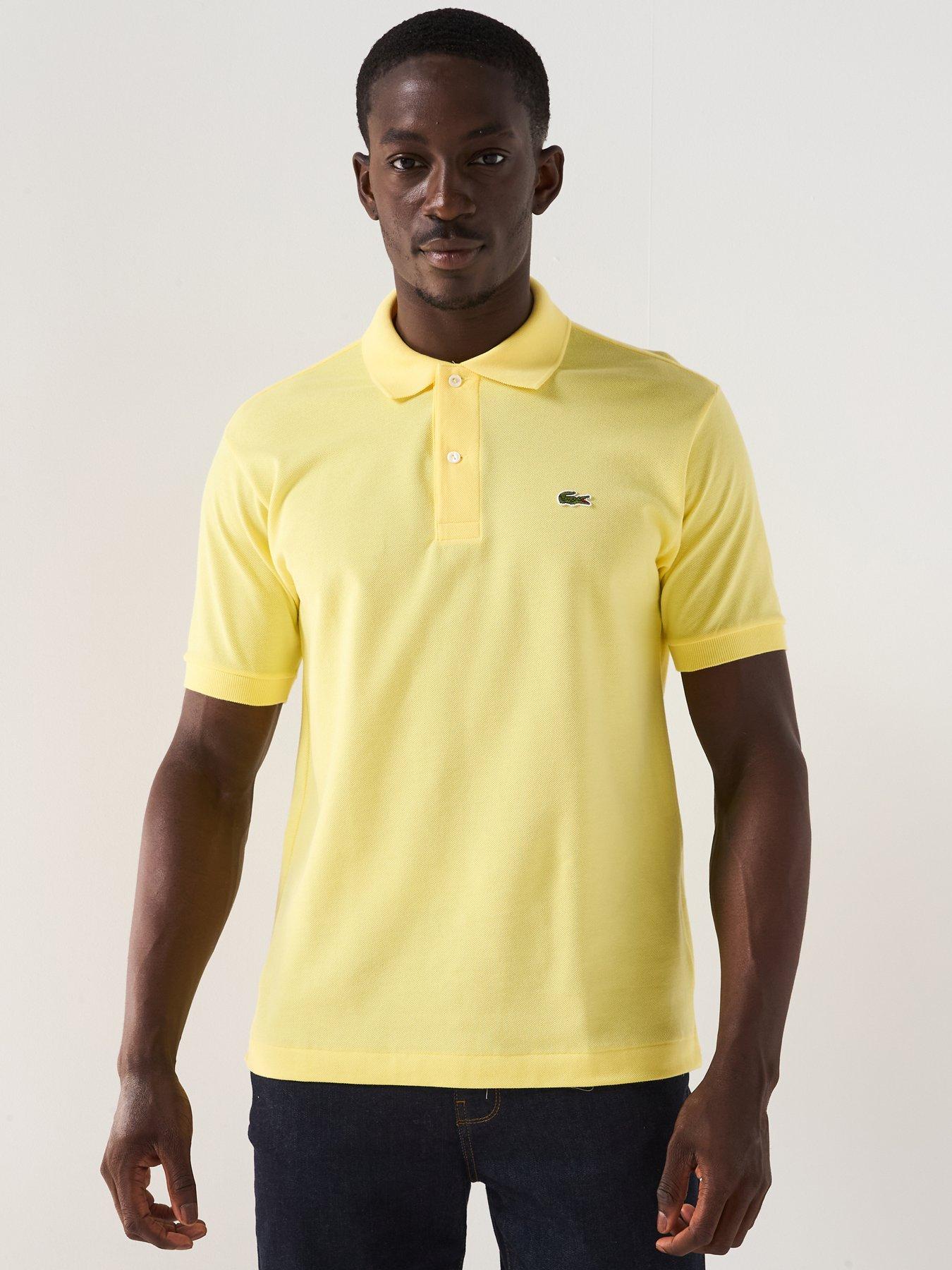undefined L12.12 Classic Fit Piqué Polo Shirt - Yellow