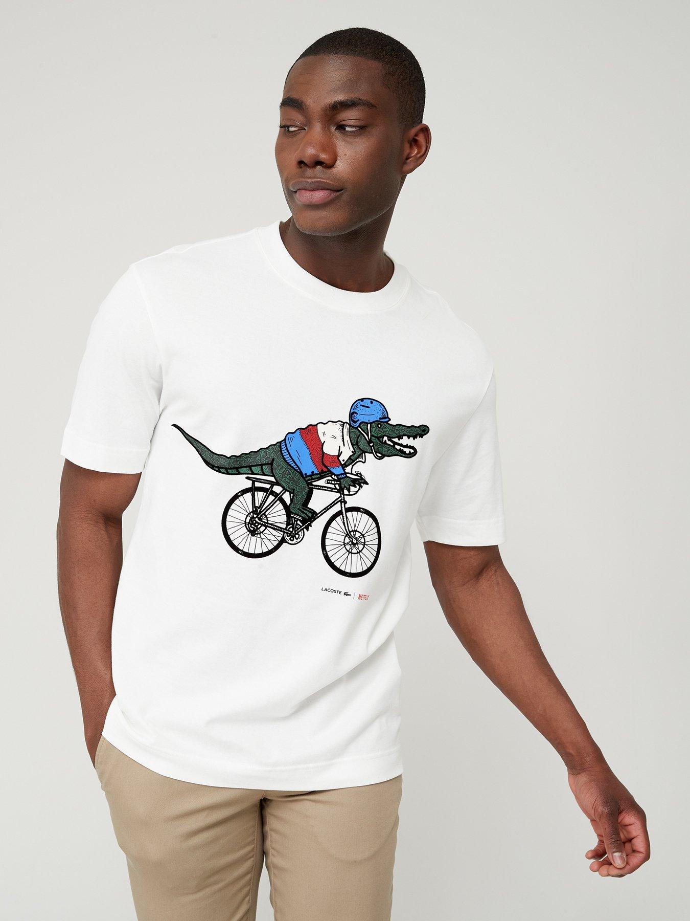 Men's Lacoste x Netflix Organic Cotton T-Shirt - Men's T-shirts