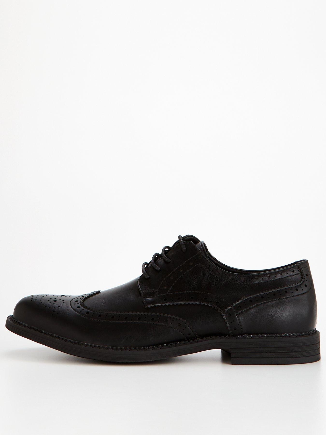 undefined Mens Formal Lace Up Brogue Shoe - Wide Fit