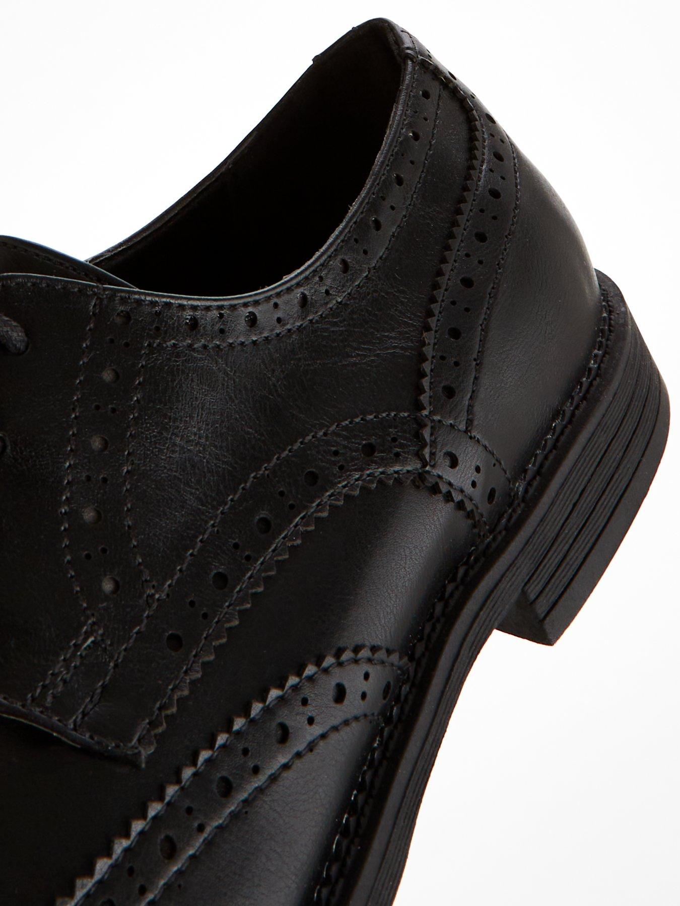  image of everyday-mens-formal-lace-up-brogue-shoe-wide-fit
