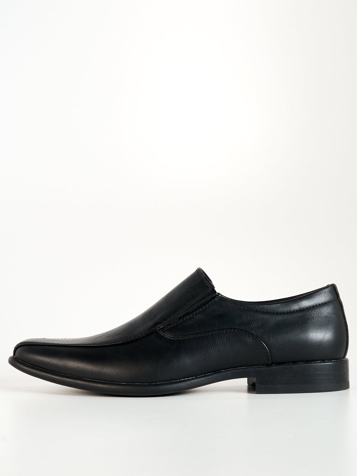 Everyday Mens Formal Slip On Shoe Standard Black Littlewoods