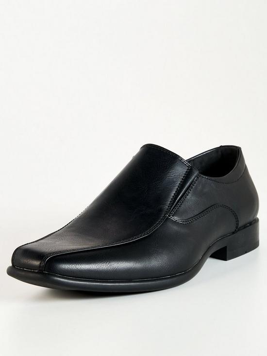 stillFront image of everyday-mens-formal-slip-on-shoe-standard-black