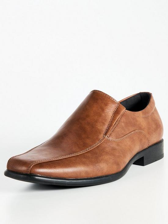 stillFront image of everyday-mens-formal-slip-on-shoe-standard-brown