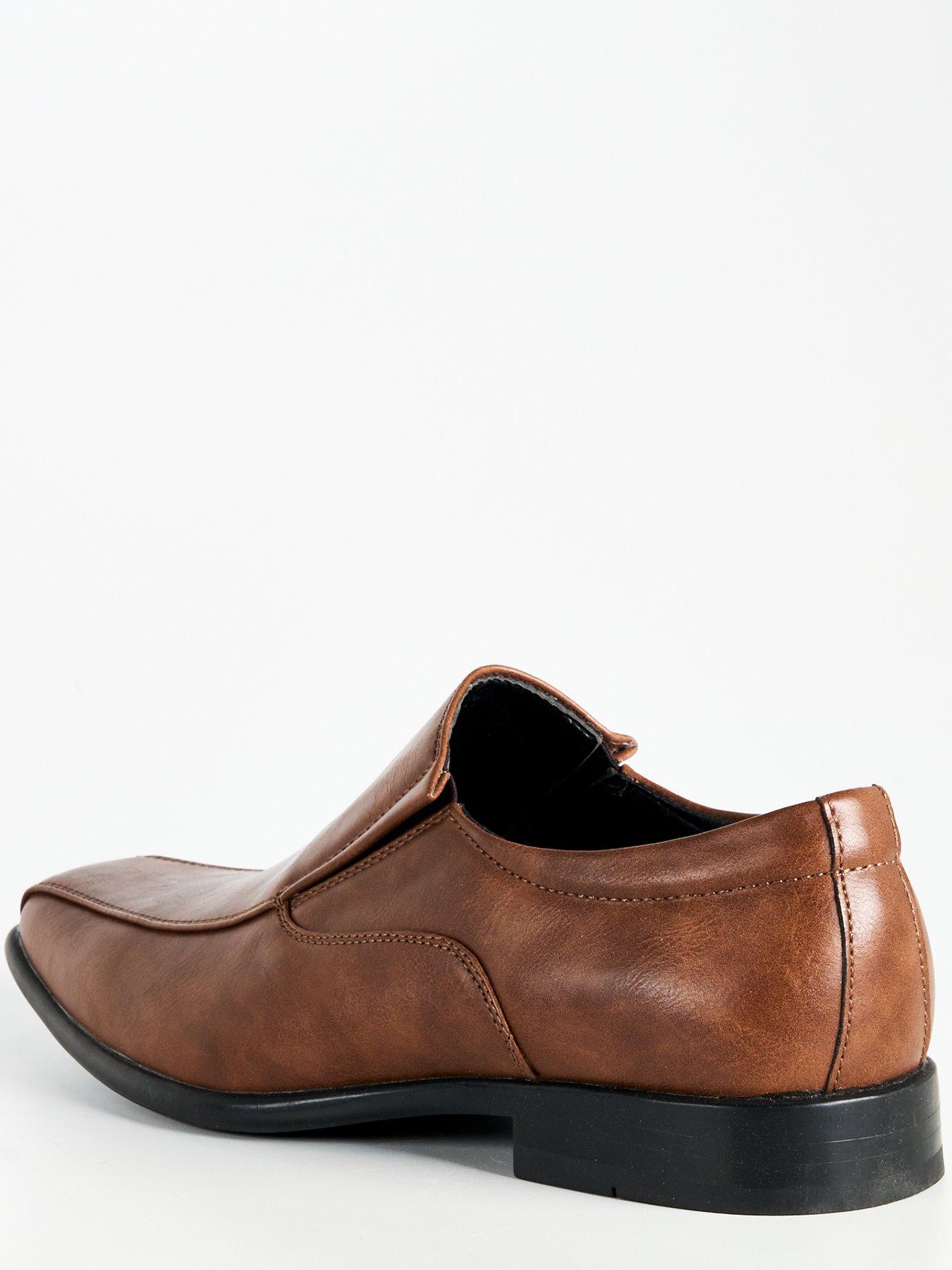 Everyday Mens Formal Slip On Shoe Standard Brown Littlewoods