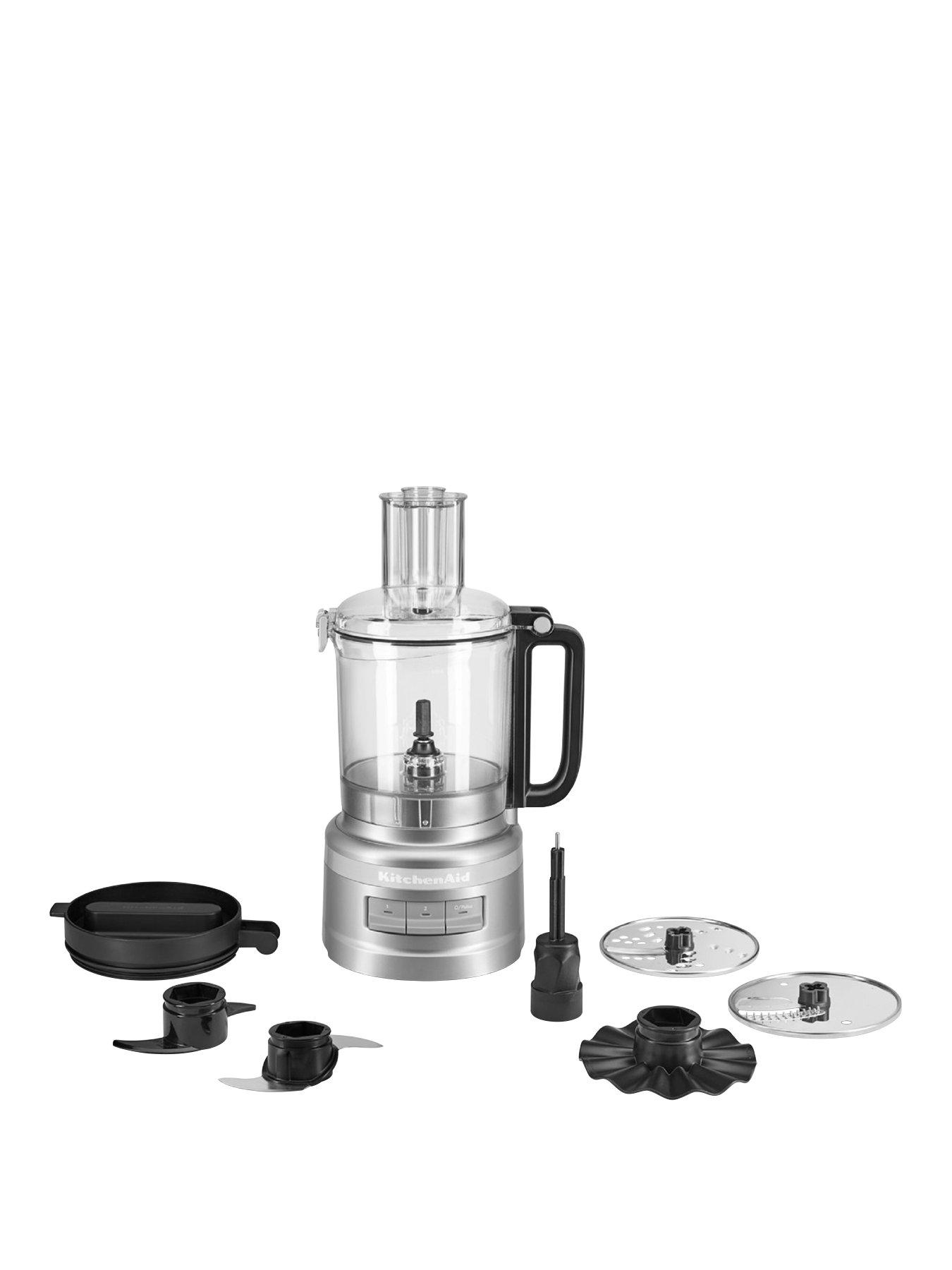 front image of kitchenaid-21l-food-processor-contour-silver