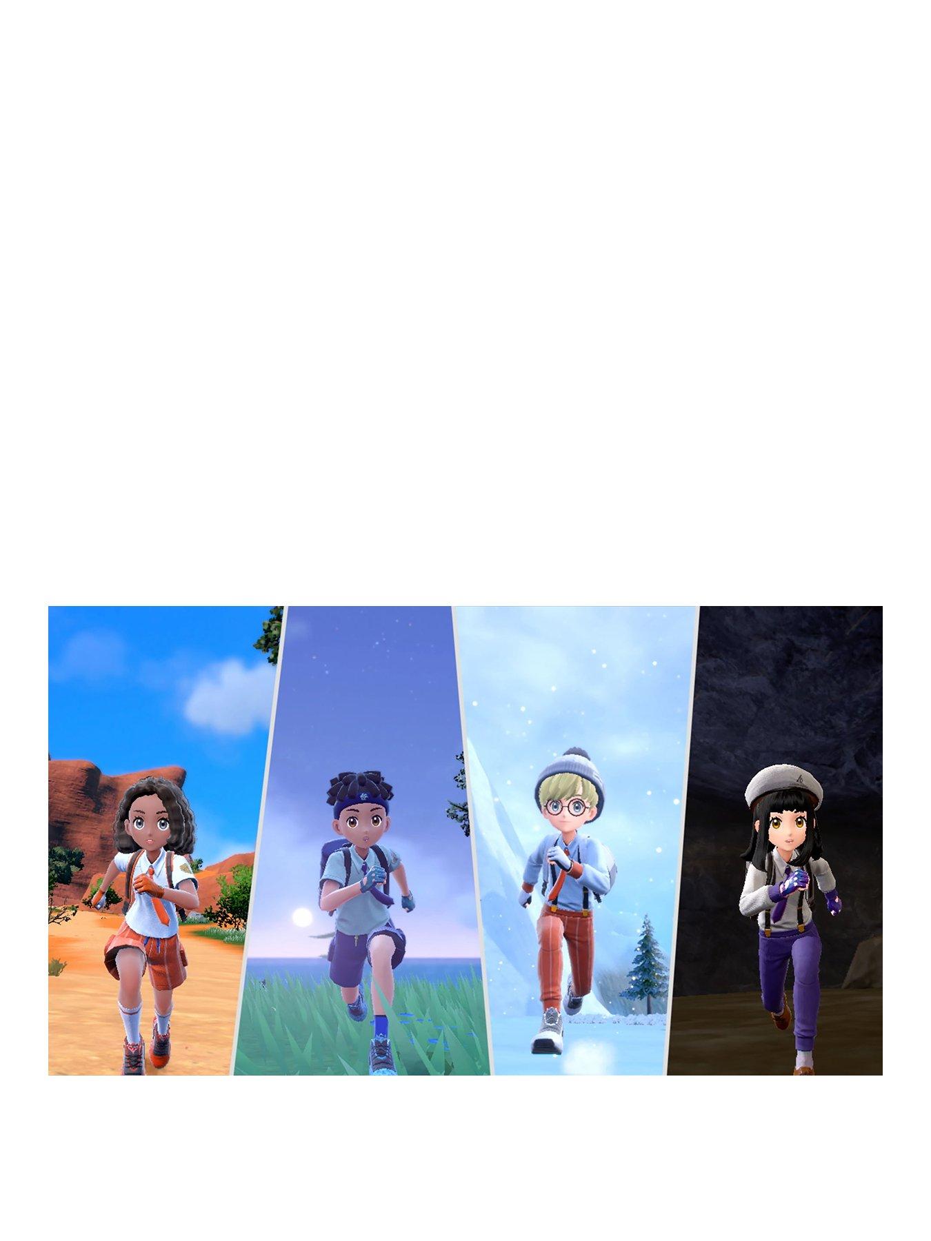 Image 3 of 8 of Nintendo Switch OLED White Console with Pokemon Scarlet &amp; Pokemon Violet