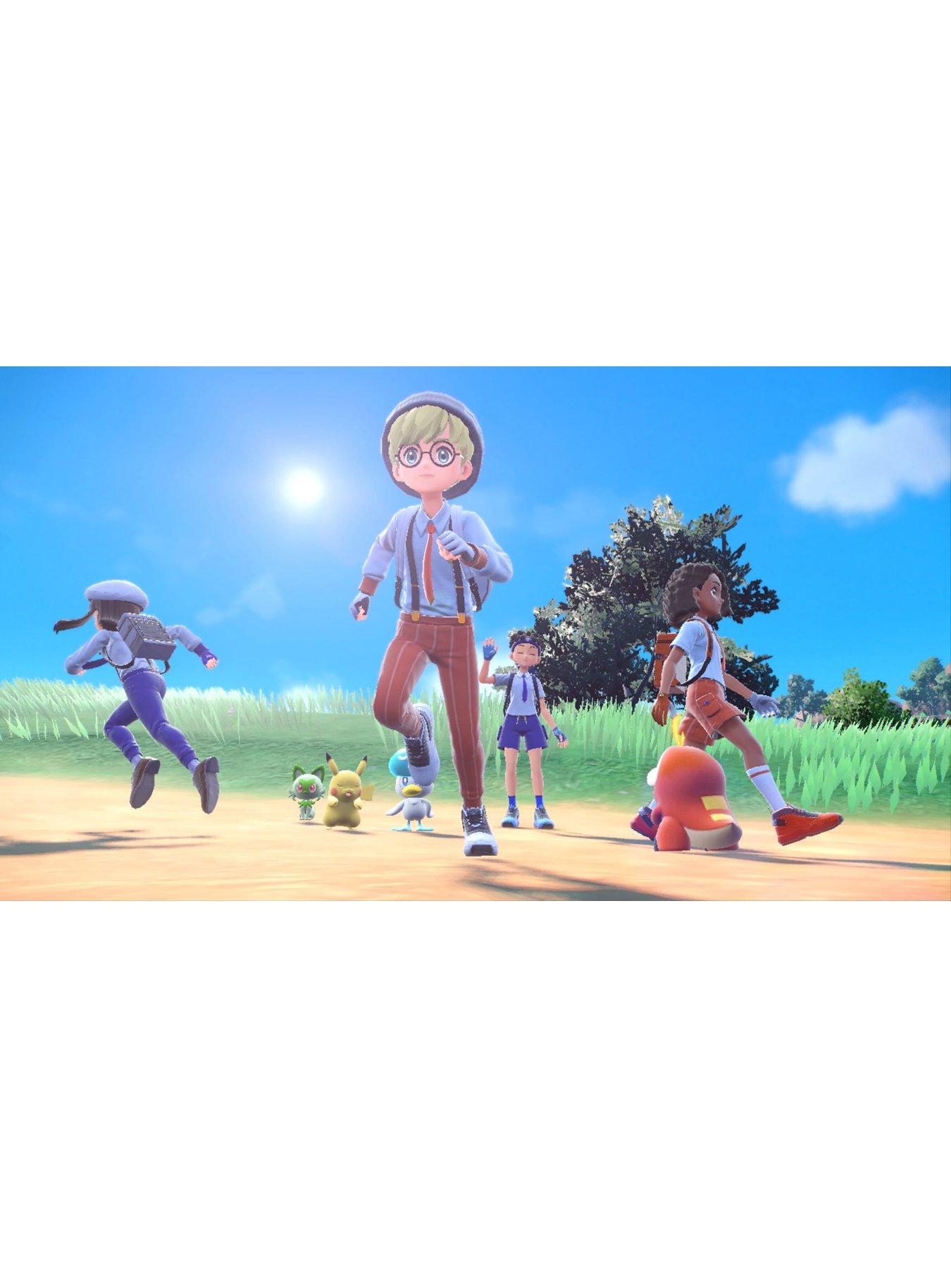  image of nintendo-switch-oled-console-with-pokemon-scarlet-amp-pokemon-violet