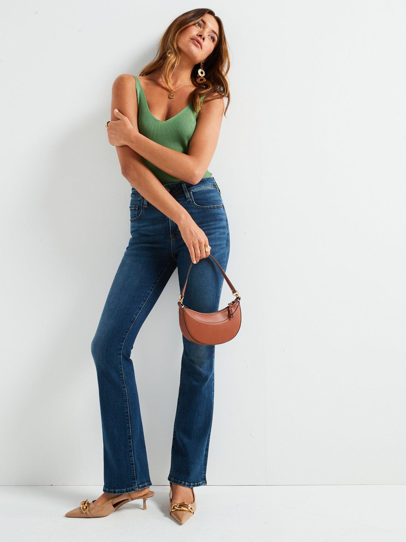 725™ High Rise Bootcut Jeans (plus Size) - Blue