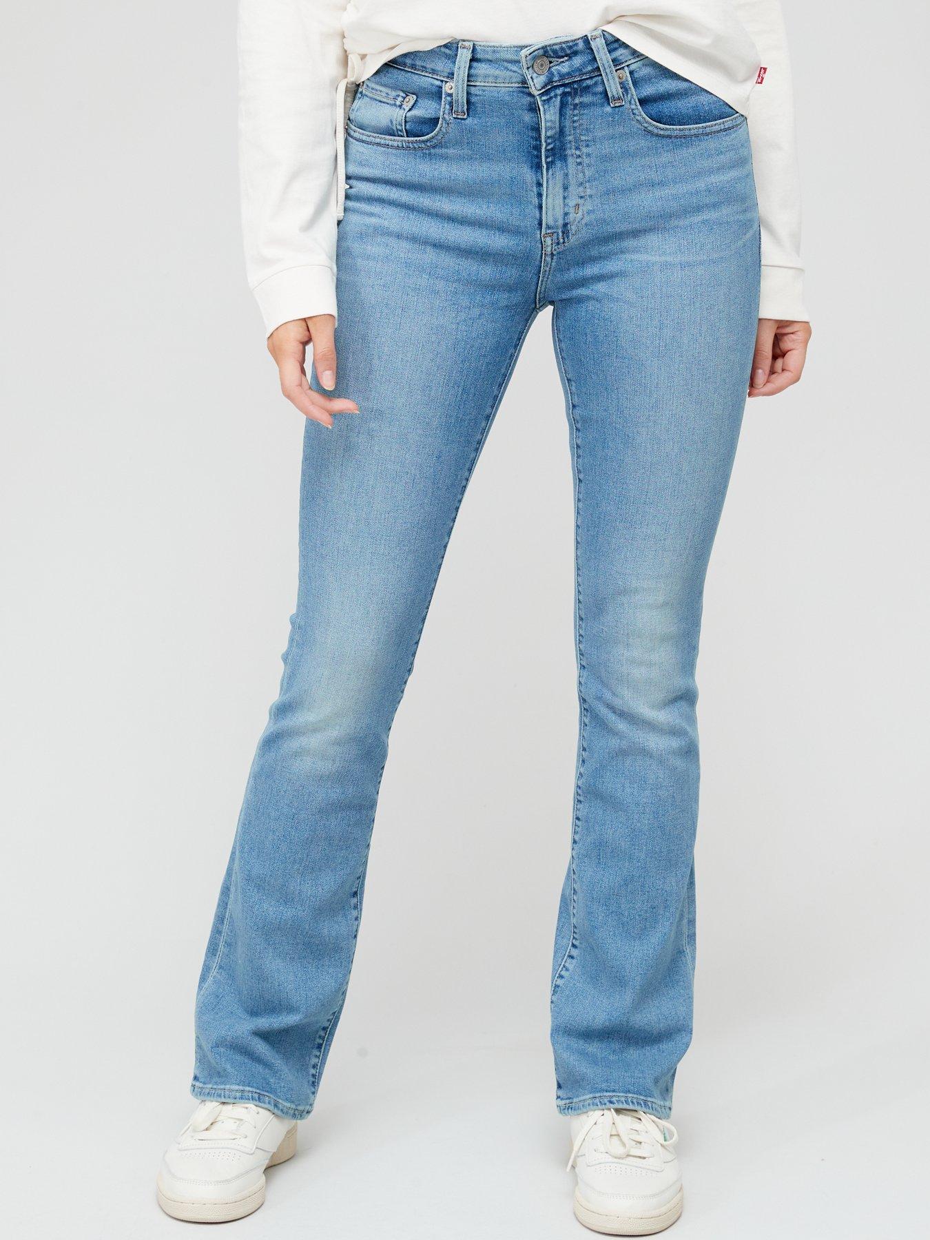 Image 1 of 4 of Levi's 725 High-rise Bootcut Jeans - Blue Wave Light