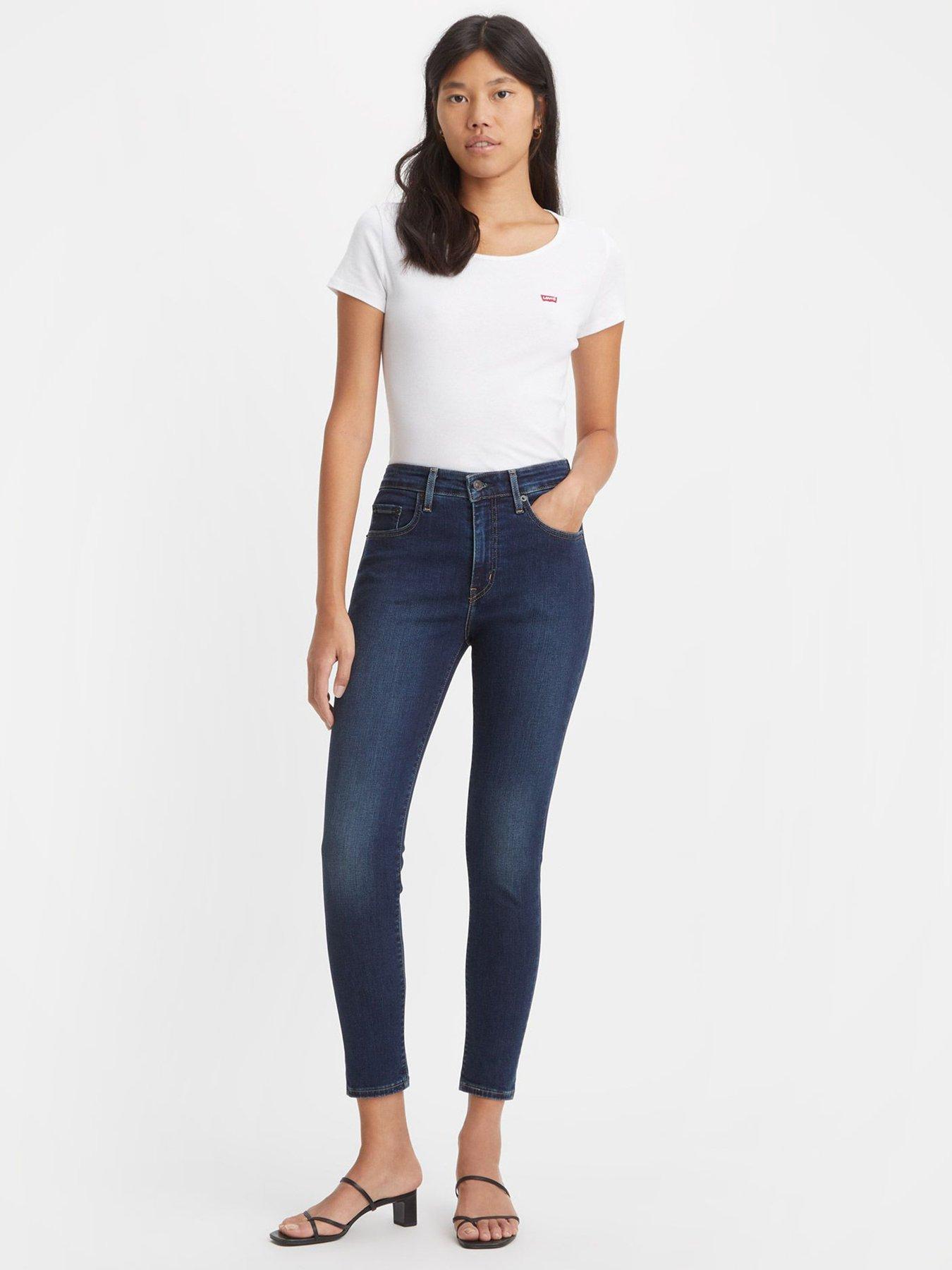 High waisted skinny on sale jeans short leg